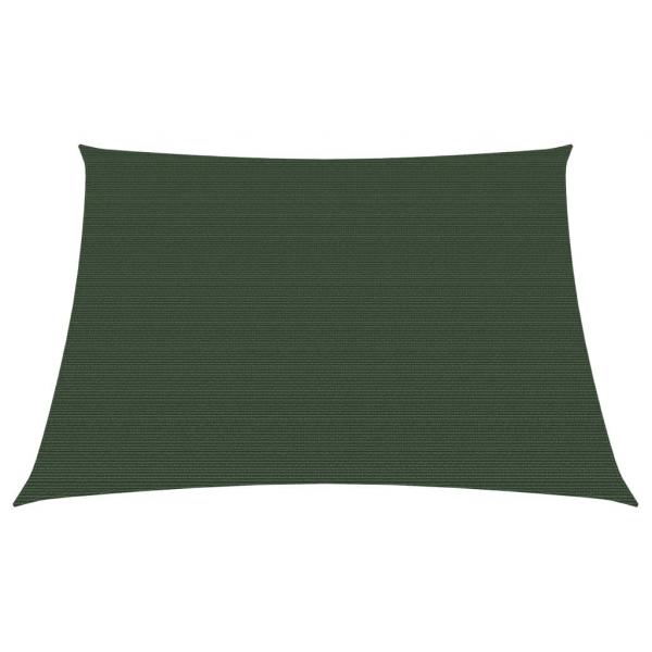 ARDEBO.de - Sonnensegel 160 g/m² Dunkelgrün 3/4x2 m HDPE