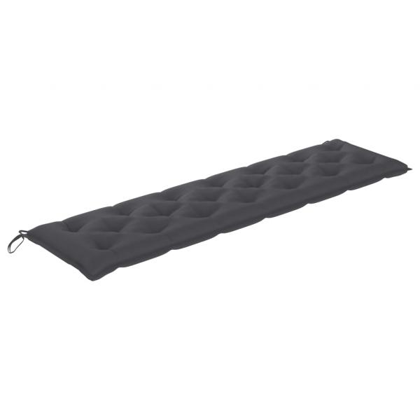 Gartenbank-Auflage Anthrazit 200x50x7 cm Oxford-Gewebe