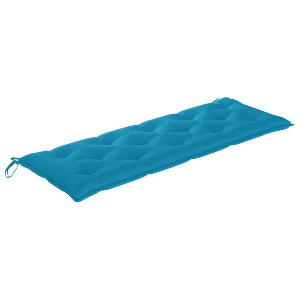 ARDEBO.de - Gartenbank-Auflagen 2 Stk. Hellblau 150x50x7 cm Oxford-Gewebe