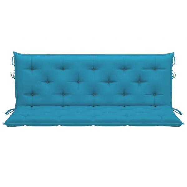 Gartenbank-Auflagen 2 Stk. Hellblau 150x50x7 cm Oxford-Gewebe