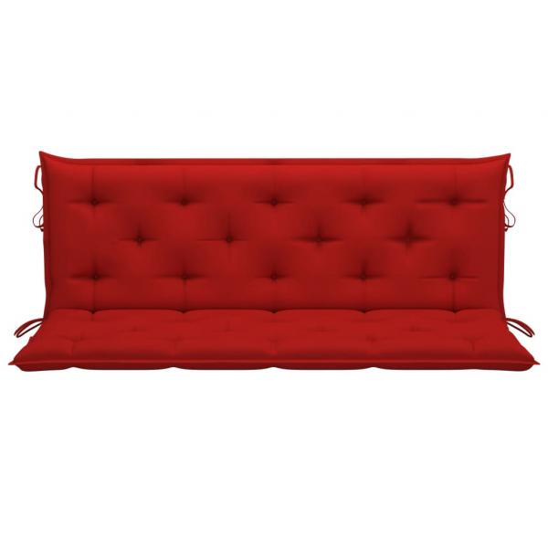 ARDEBO.de - Gartenbank-Auflagen 2 Stk. Rot 150x50x7 cm Oxford-Gewebe