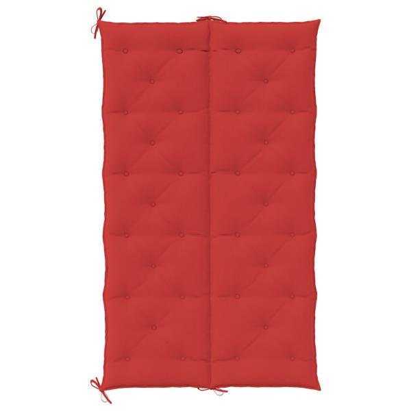 Gartenbank-Auflage Rot 180x(50+50)x7 cm Oxford-Gewebe