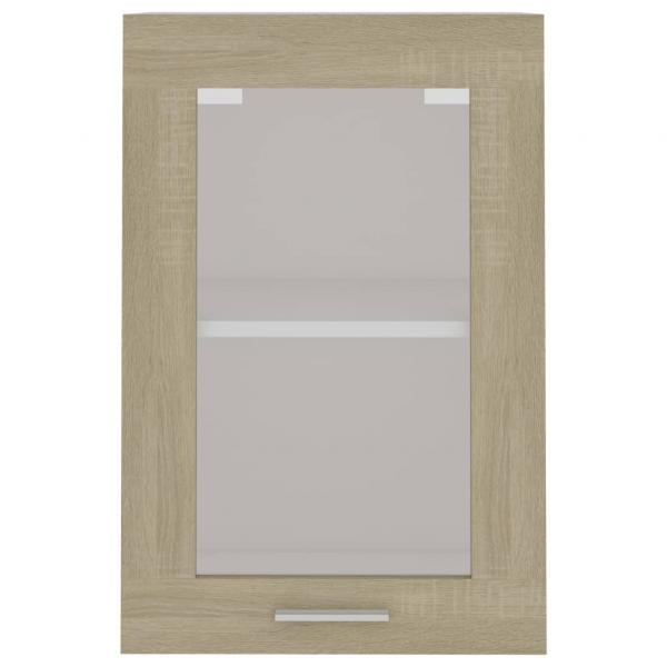 Hängeglasschrank Sonoma-Eiche 40x31x60 cm Holzwerkstoff