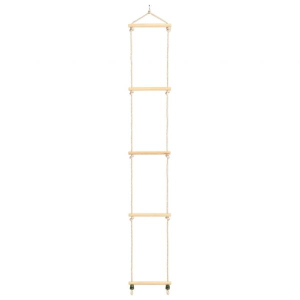 Kinder-Strickleiter Massivholz und PE 30x168 cm 