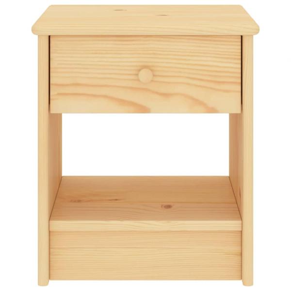 Nachttisch Natur 35x30x40 cm Massivholz Kiefer
