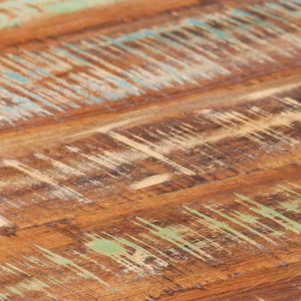 Couchtisch Weiß 68x68x30 cm Recyceltes Massivholz