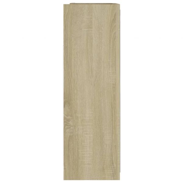 Bad-Spiegelschrank Sonoma-Eiche 62,5x20,5x64 cm Holzwerkstoff