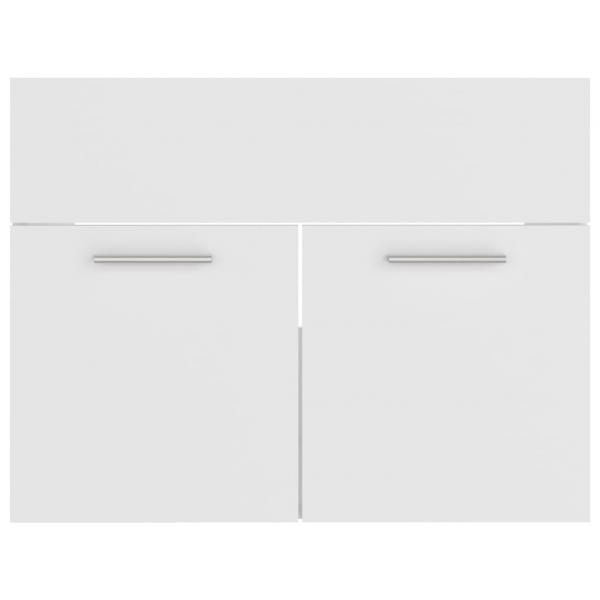 Waschbeckenunterschrank Weiß 60x38,5x46 cm Holzwerkstoff
