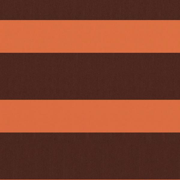 Balkon-Sichtschutz Orange und Braun 75x600 cm Oxford-Gewebe