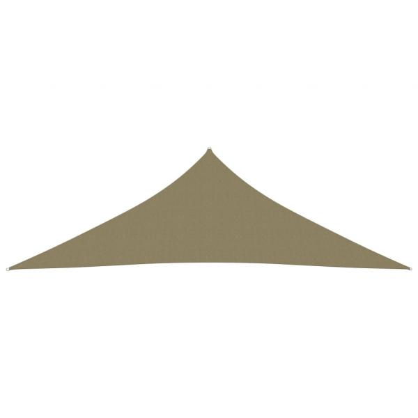 Sonnensegel Oxford-Gewebe Dreieckig 3,5x3,5x4,9 m Beige
