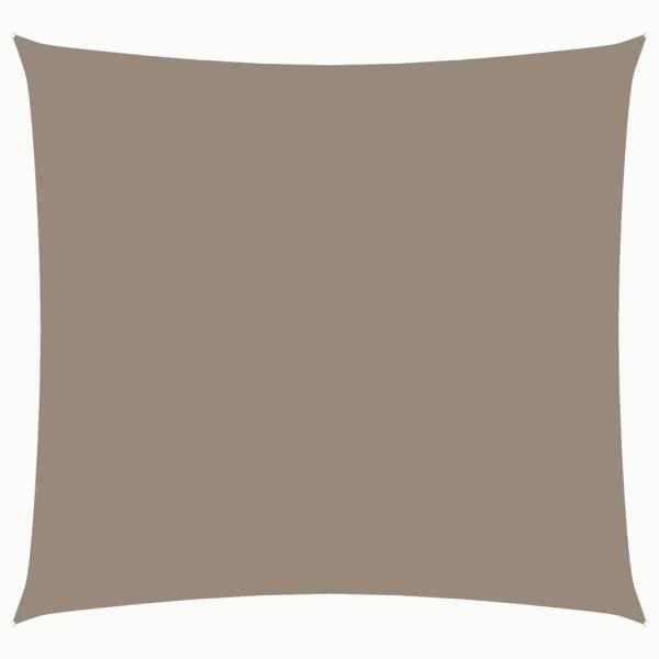 Sonnensegel Oxford-Gewebe Quadratisch 7x7 m Taupe 