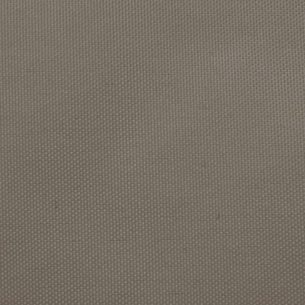 Sonnensegel Oxford-Gewebe Quadratisch 7x7 m Taupe 