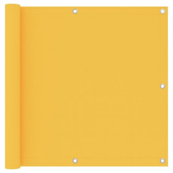 ARDEBO.de - Balkon-Sichtschutz Gelb 90x400 cm Oxford-Gewebe