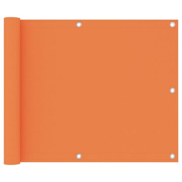 Balkon-Sichtschutz Orange 75x300 cm Oxford-Gewebe