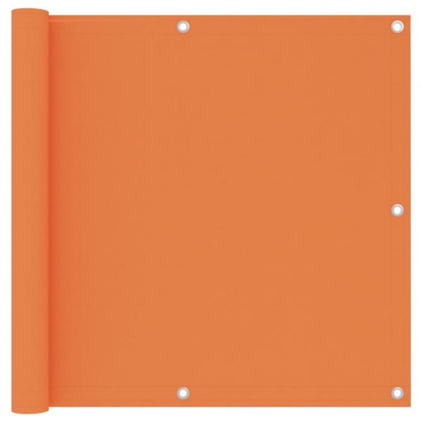 ARDEBO.de - Balkon-Sichtschutz Orange 90x400 cm Oxford-Gewebe