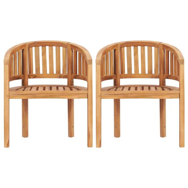 5-tlg. Garten-Lounge-Set Massivholz Teak