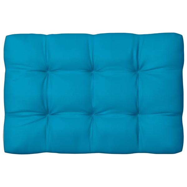 Palettenkissen 5-tlg. Blau Stoff