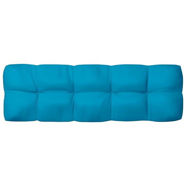 Palettenkissen 5-tlg. Blau Stoff