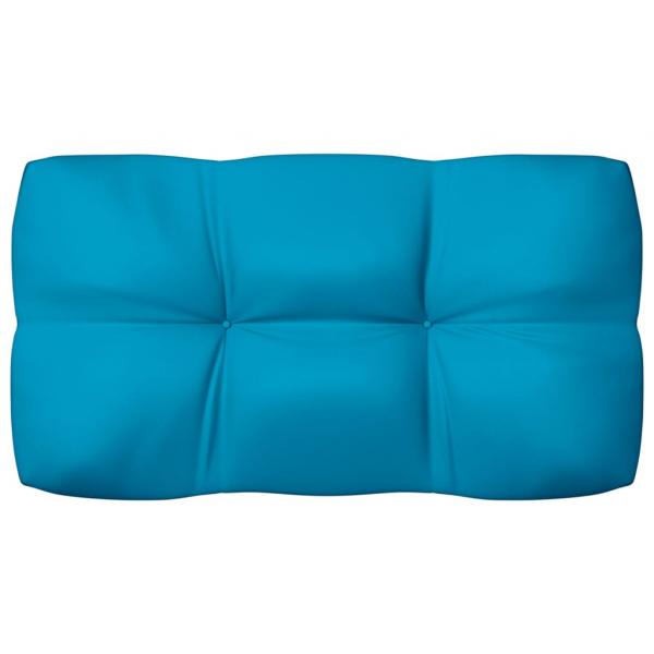 Palettenkissen 5-tlg. Blau Stoff