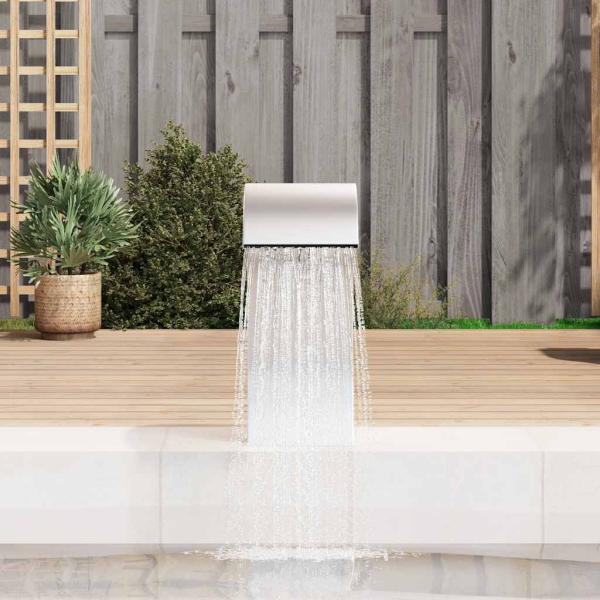 Pool-Wasserfall 22x60x70 cm Edelstahl 304