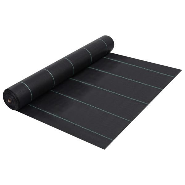 ARDEBO.de - Unkrautfolie Schwarz 1x10 m PP