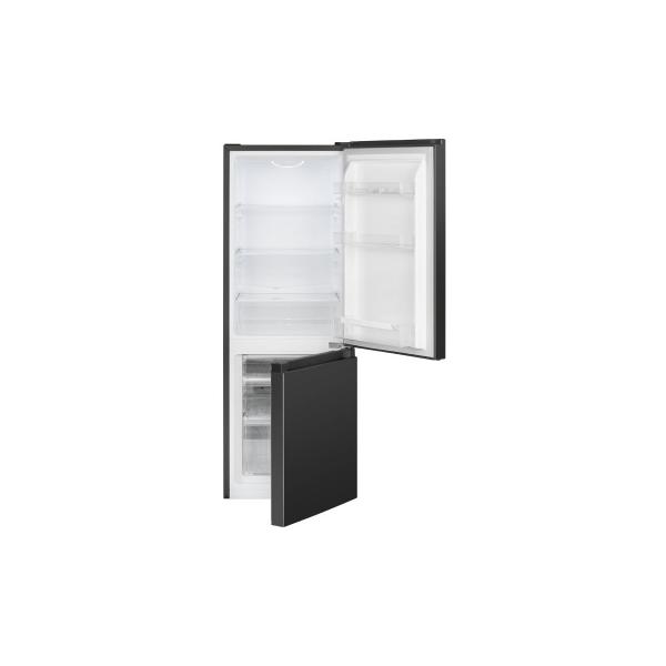 Bomann KG 320.2 Stand Kühl-Gefrierkombination, 50 cm breit, 175 L, LED, Abtauautomatik, schwarz-glänzend (732021)