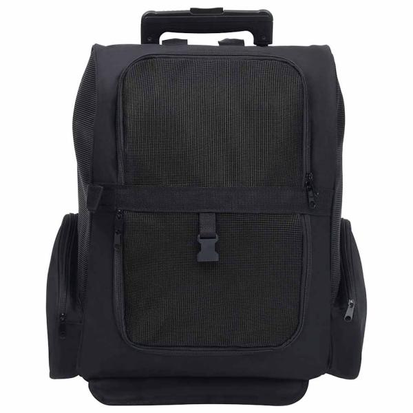 Trolley für Haustiere 3-in-1 Faltbar Schwarz