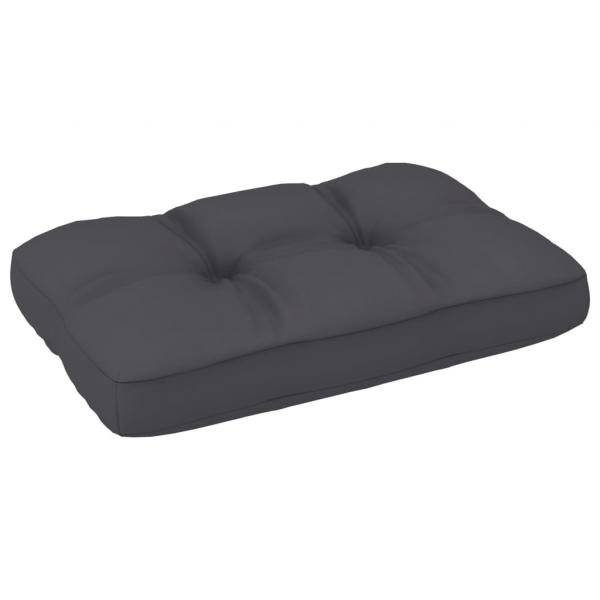 Palettenkissen Anthrazit 60x40x12 cm Stoff