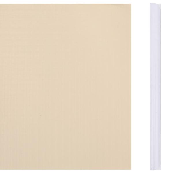 Garten-Sichtschutz 4 Stk. PVC 35x0,19 m Creme