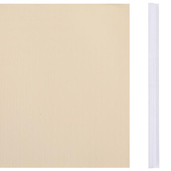 Garten-Sichtschutz 4 Stk. PVC 35x0,19 m Creme