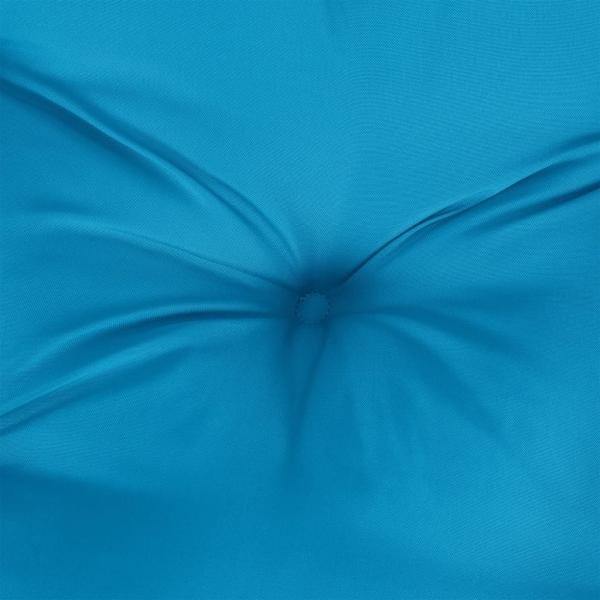 Palettenkissen Blau 60x40x12 cm Stoff