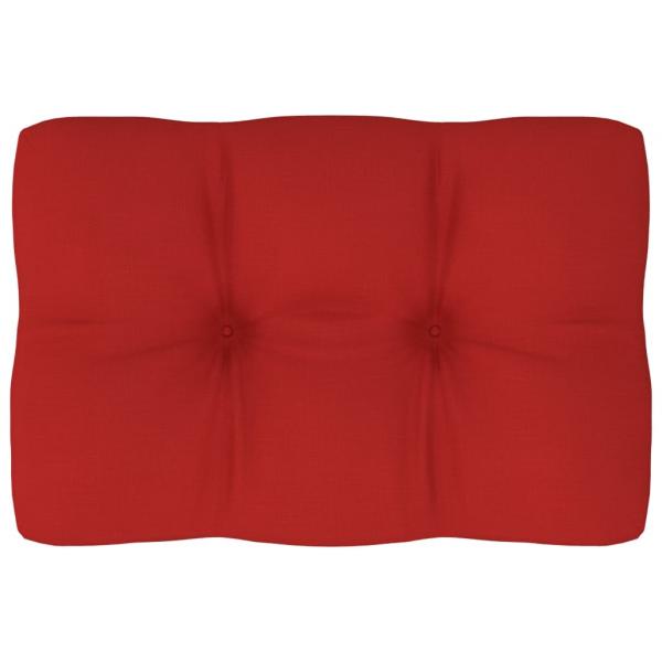 Palettenkissen Rot 60x40x12 cm Stoff