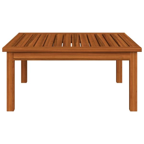 9-tlg. Garten-Lounge-Set mit Kissen Cremeweiß Massivholz Akazie