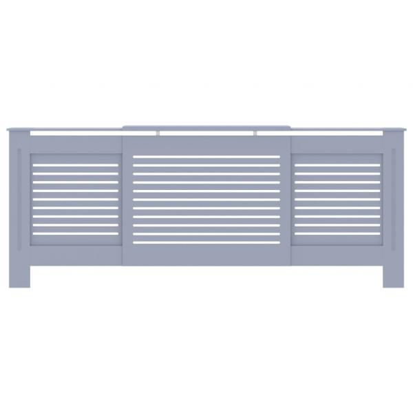 MDF Heizkörperverkleidung Grau 205 cm