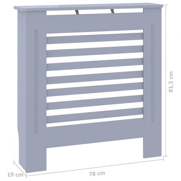 MDF Heizkörperverkleidung Grau 78 cm