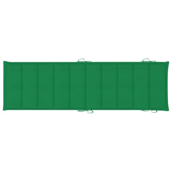 Sonnenliegen-Auflage Grün 186x58x3 cm Oxford-Gewebe