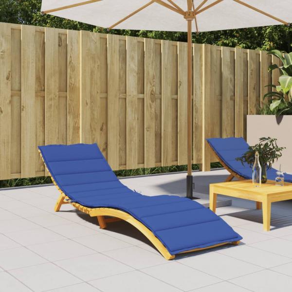 ARDEBO.de - Sonnenliegen-Auflage Königsblau 200x60x3 cm Oxford-Gewebe
