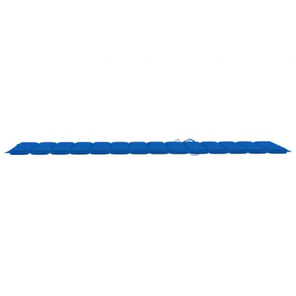 Sonnenliegen-Auflage Königsblau 200x60x3 cm Oxford-Gewebe