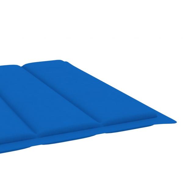 Sonnenliegen-Auflage Königsblau 200x60x3 cm Oxford-Gewebe