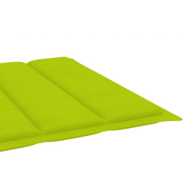 Sonnenliegen-Auflage Hellgrün 200x60x3 cm Oxford-Gewebe