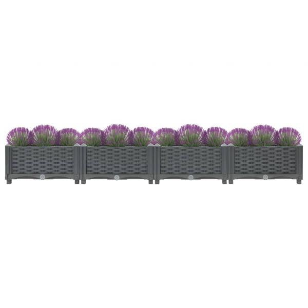 Hochbeet 160x40x23 cm Polypropylen