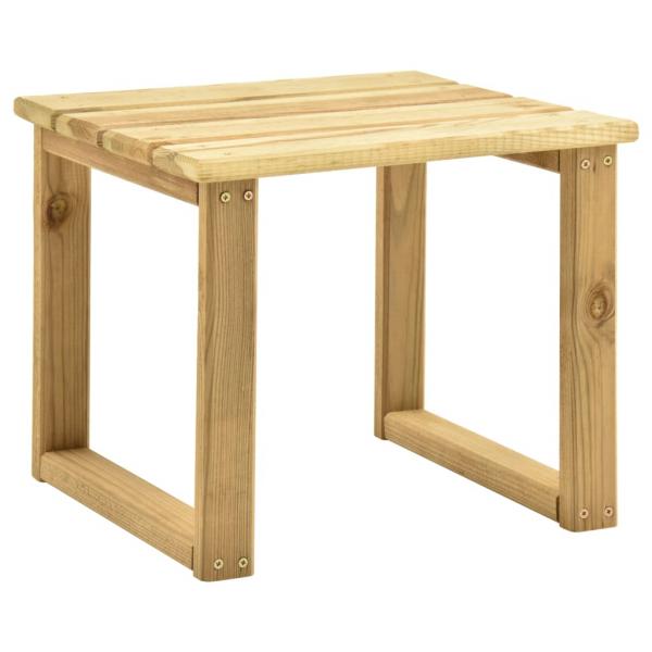 ARDEBO.de - Tisch für Sonnenliege 30x30x26 cm Imprägniertes Kiefernholz  