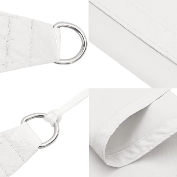 Sonnensegel Oxford-Gewebe Quadratisch 4x4 m Weiß