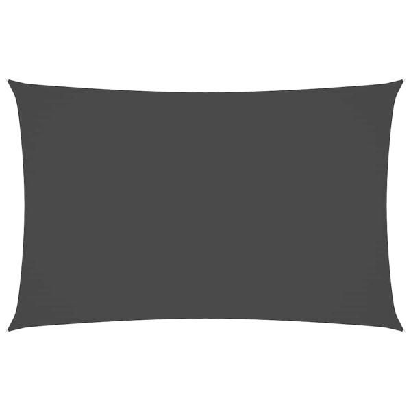 Sonnensegel Oxford-Gewebe Rechteckig 2x5 m Anthrazit