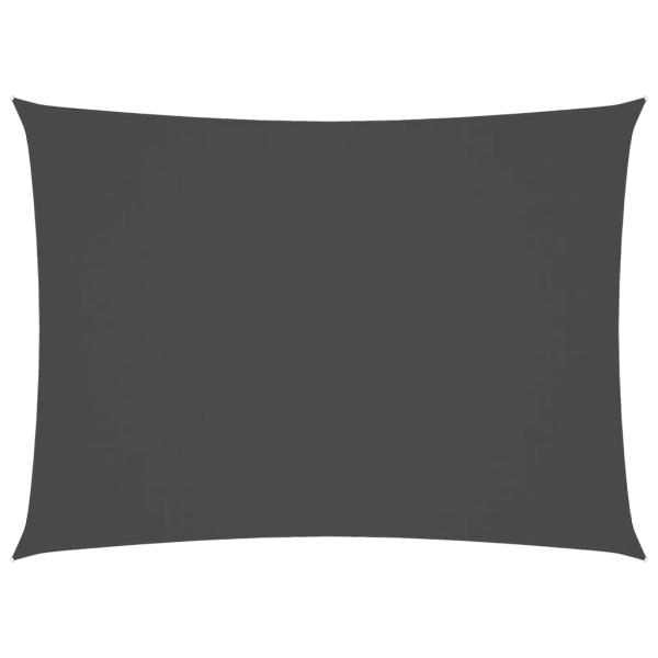 Sonnensegel Oxford-Gewebe Rechteckig 2,5x4,5 m Anthrazit