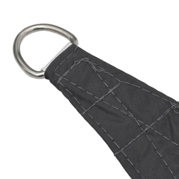 Sonnensegel Oxford-Gewebe Dreieckig 5x6x6 m Anthrazit