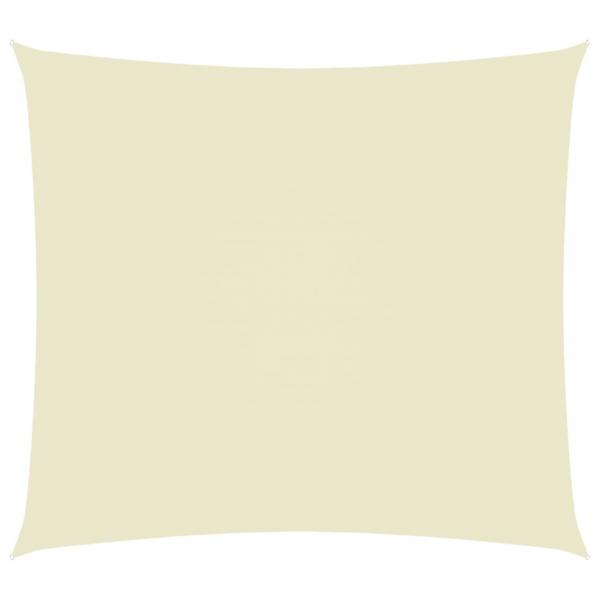 Sonnensegel Oxford-Gewebe Rechteckig 3x4 m Creme