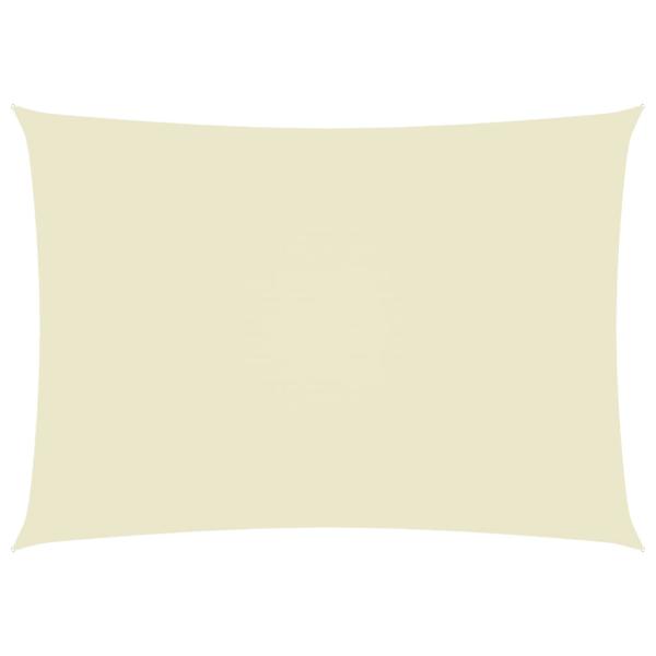 Sonnensegel Oxford-Gewebe Rechteckig 3x4,5 m Creme