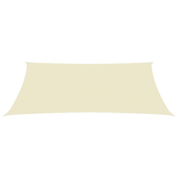 Sonnensegel Oxford-Gewebe Rechteckig 3x4,5 m Creme