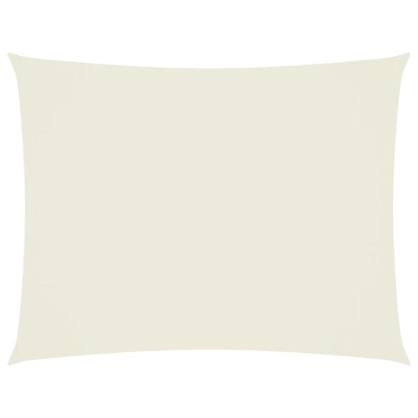 Sonnensegel Oxford-Gewebe Rechteckig 3x4,5 m Creme